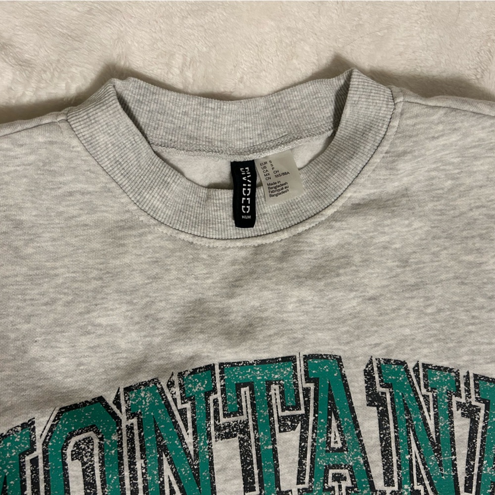 H&M - Heather Grey Sweatshirt Dress, gently worn - Size: Small - Picture 5 of 6